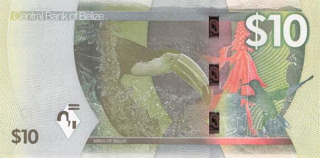 Belize 10 Dollar p75 2025